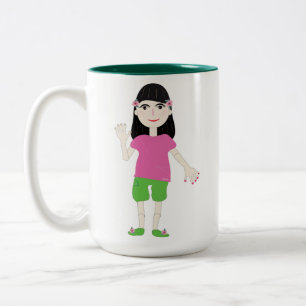 Tasse von niedlichen Cartoon