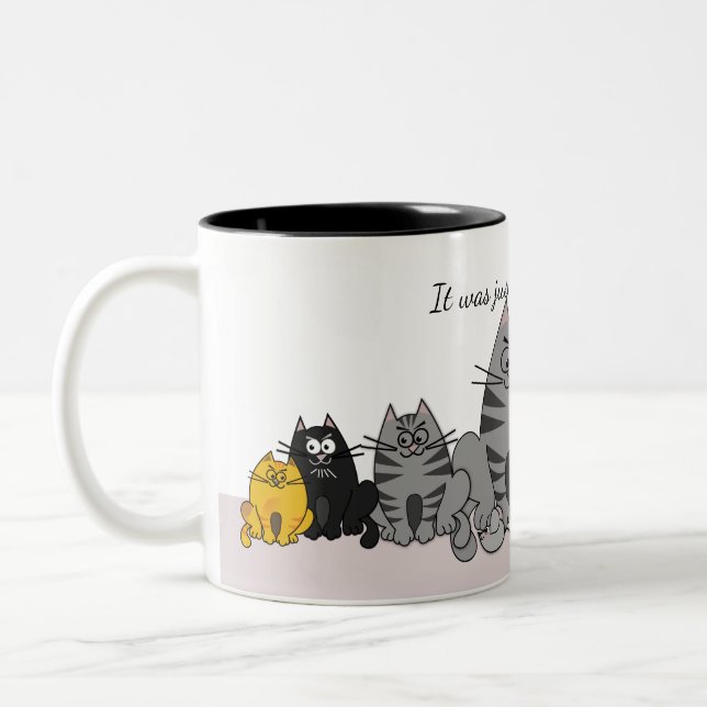 Tasse von Niedlichen Katzen mit benutzerdefinierte (Links)