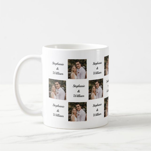 Tasse von personalisierten Fotos und Namen (Links)