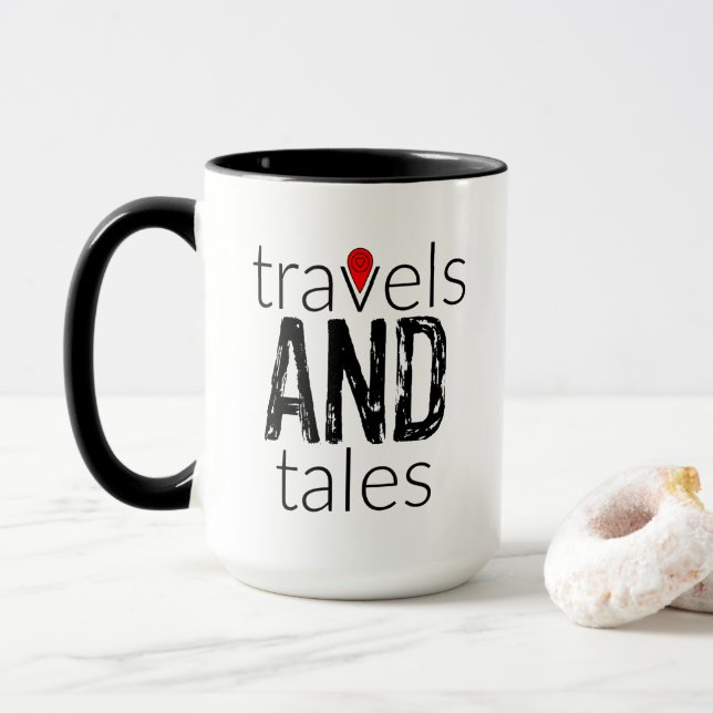 Tasse von Reisen und Talks mit Channel Hosts (Mit Donut)