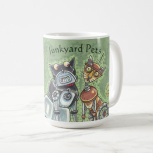 Tasse von Roboter Junkyard Cat and Dog CLASSIC *An