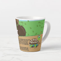 Tasse von Schildkröten und Kaninchen