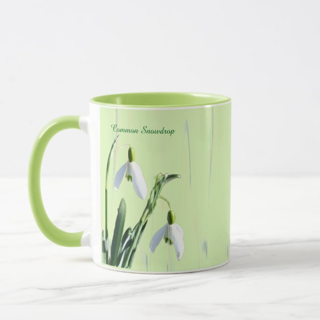 Tasse von Schneefall-Blume (Links)