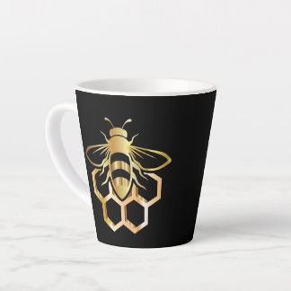 Tasse von Schwarzen und Goldbienen
