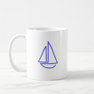 Tasse von Segelbooten