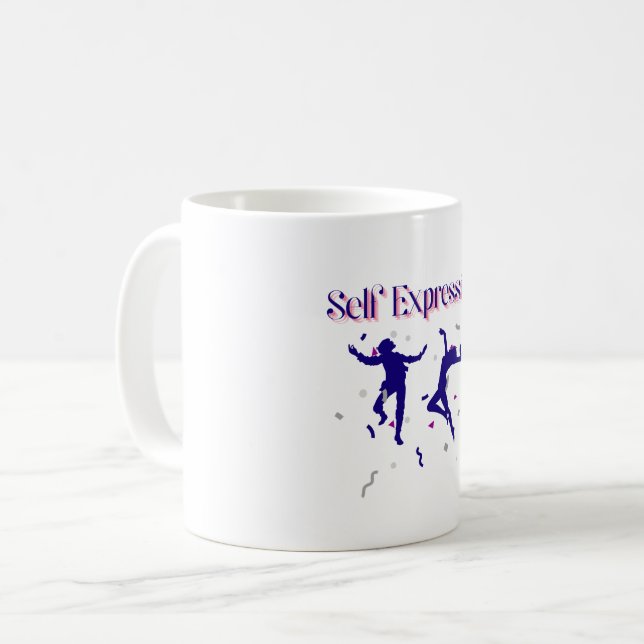 Tasse von Selbstausdrücken (Vorderseite Links)