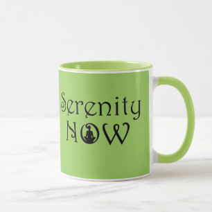 Tasse von "Serenity Now" - einzigartige Yoga-Gesch