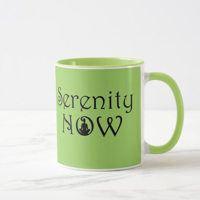Tasse von "Serenity Now" - einzigartige Yoga-Gesch (Rechts)