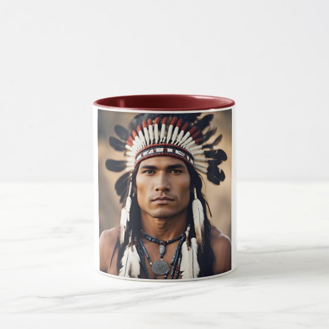 Tasse von systemeigenen amerikanischen Ureinwohner (Zentrum)