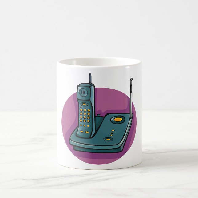 Tasse von Telefon und Anrufbeantwortern (Von Creator hochgeladen)