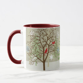 Tasse von Vögeln