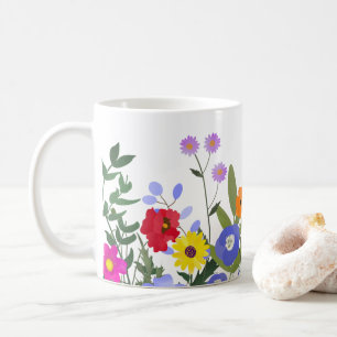 Tasse von Wildblumen