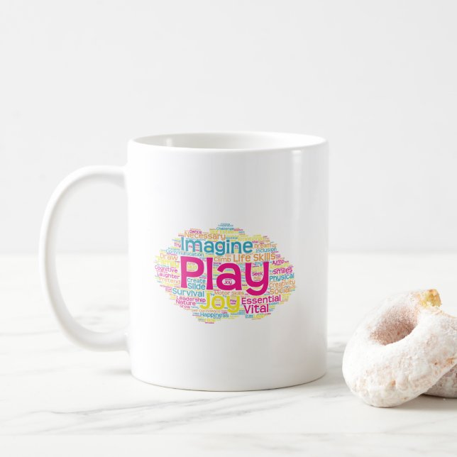 Tasse von Word Cloud wiedergeben (Mit Donut)
