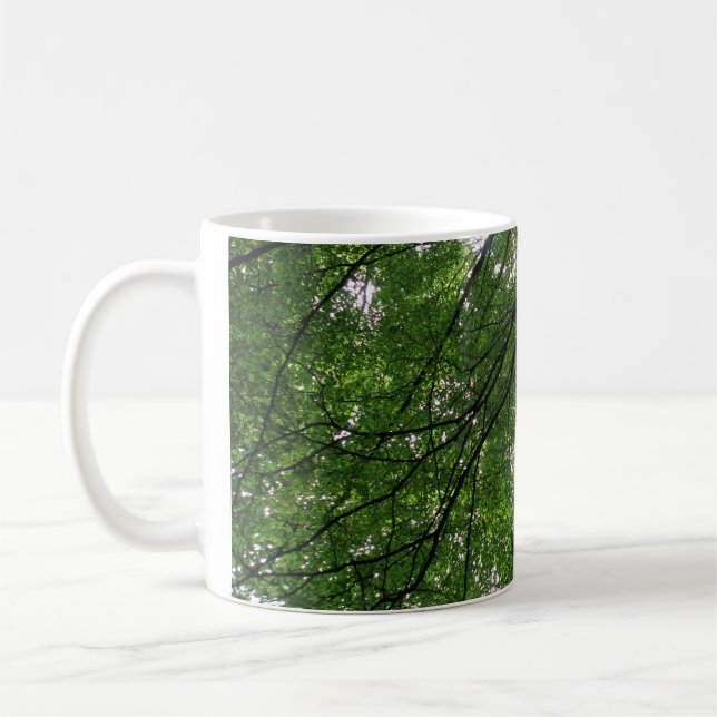 Tasse von Zweigen und Blätter (Links)
