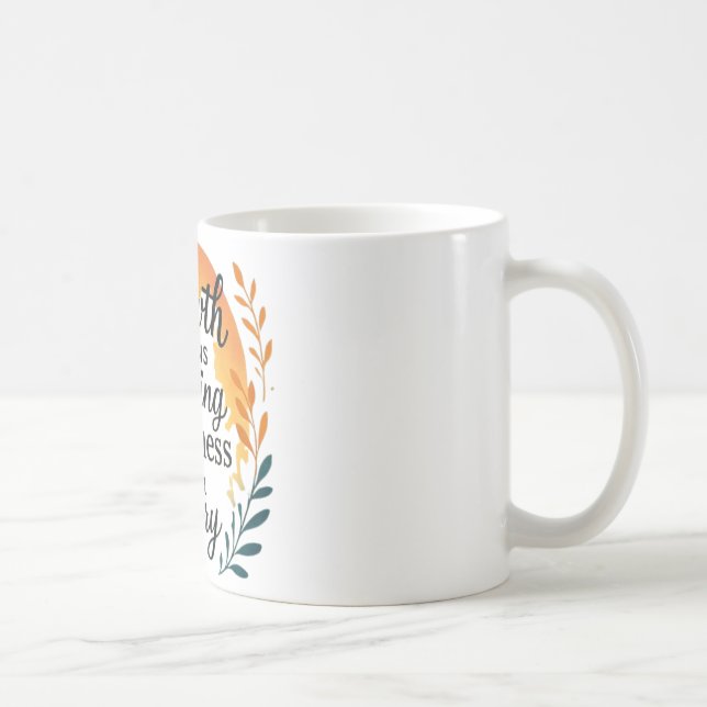 Tasse — Wähle Glück statt Geschichte (Rechts)