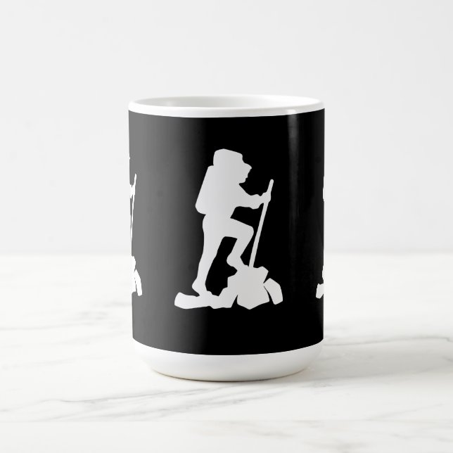 Tasse Wandern und Wandern (Mittel)