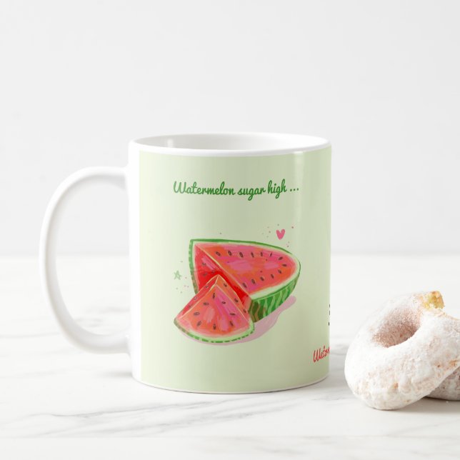 Tasse - Wassermelone Zucker (Mit Donut)