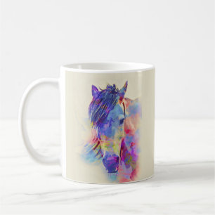Tasse Watercolor Reiten