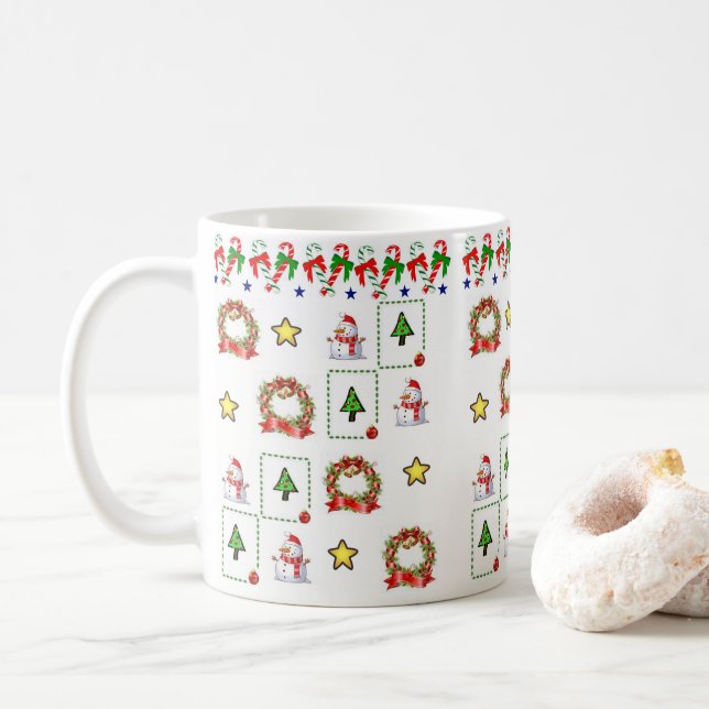 Tasse Weihnachten (Mit Donut)