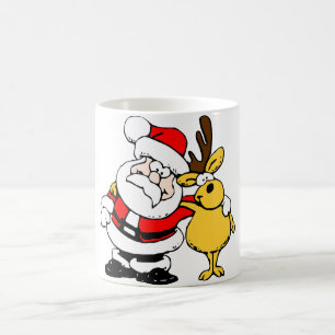 Tasse Weihnachten Santa and Reindeer