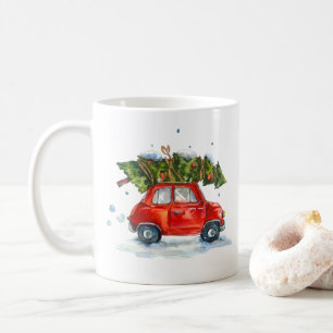Tasse - Weihnachtswagen