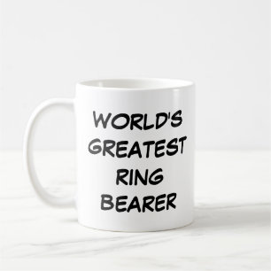 Tasse "Welt Bester Ring Bearer"