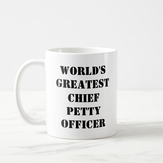 Tasse "Weltgrößter Chief Petty Officer" (Links)