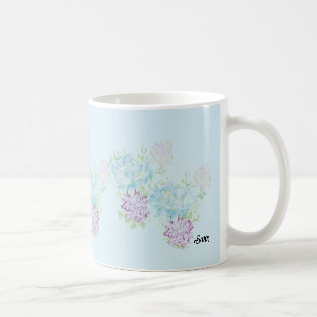 Tasse: Wilde Blume Kaffeetasse (Rechts)