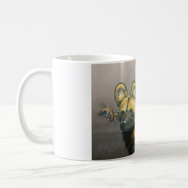 Tasse Wilder Hund (Links)