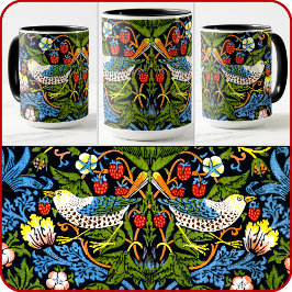 TASSE - William Morris - "Strawberry Thief"