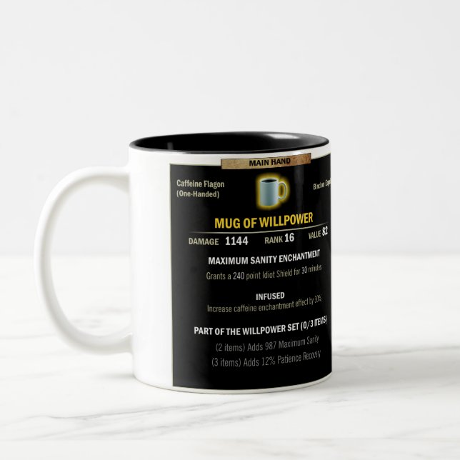 Tasse Willpower (Links)