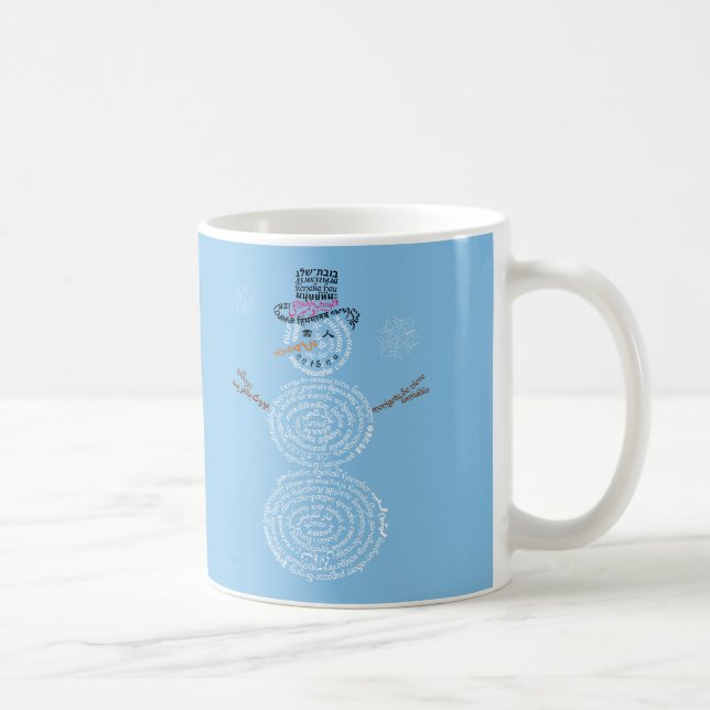 Tasse Wor(l)d Snowman (Rechts)