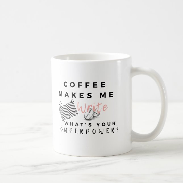 Tasse "Writer Superpower" (Rechts)