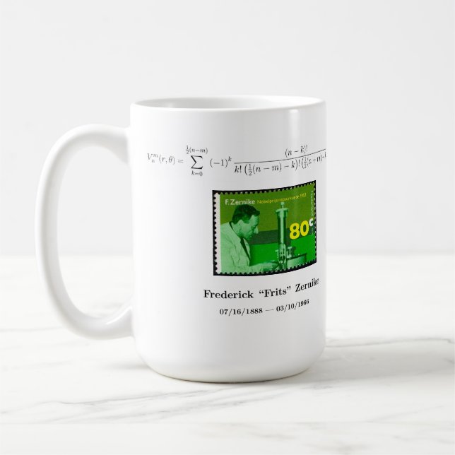 Tasse, Zernike Discpolynome Kaffeetasse (Links)