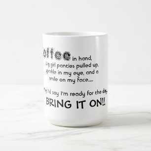Tasse/Zitat "holen es auf " Kaffeetasse