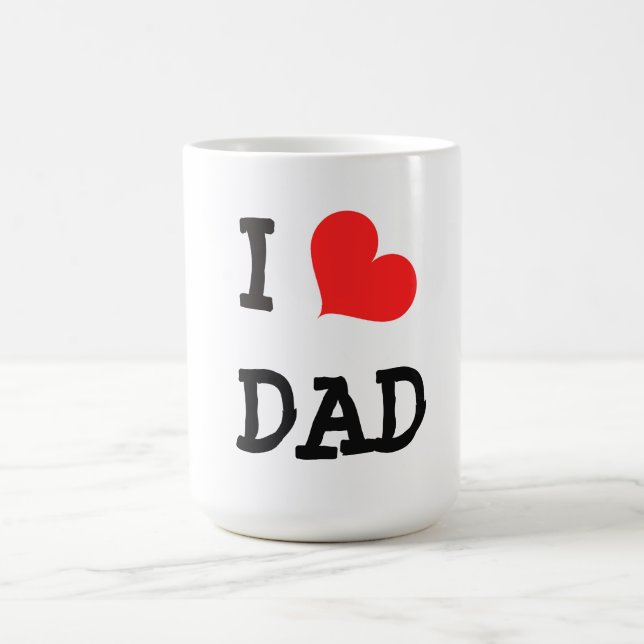 Tasse/Zitat-"Ich-Herz-VATER" Kaffeetasse (Mittel)