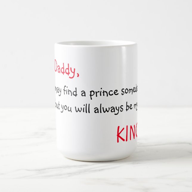 Tasse/Zitat "lieber Vati " Kaffeetasse (Mittel)