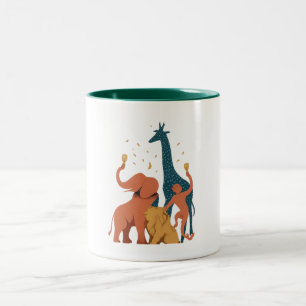 Tasse - Zoo-Tiere feiern Party