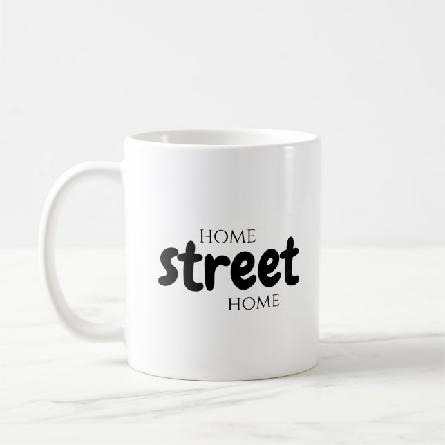 Tasse, Zuhause Street Zuhause Kaffeetasse (Links)