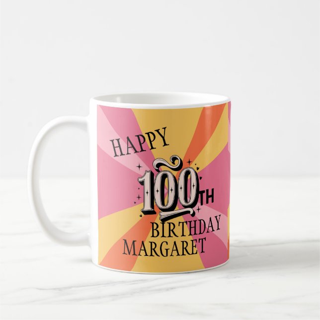 Tasse zum 100. Geburtstag für 100 Jahre (Links)