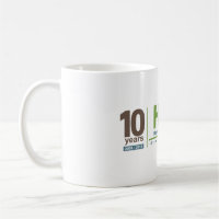 Tasse zum 10. Jahrestag