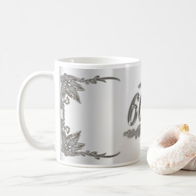 Tasse zum 60. Hochzeitstag (Mit Donut)