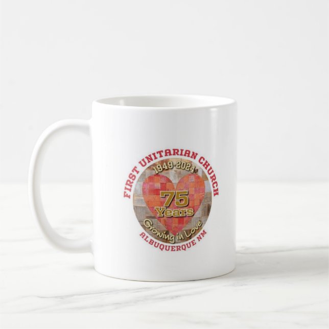 Tasse zum 75. Jahrestag (Links)
