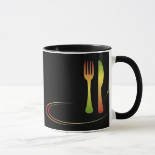 Tasse zum Abendessen