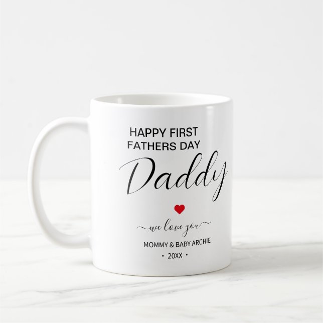 Tasse zum Ersten Vatertag (Links)