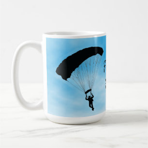 Tasse zum Fallschirmspringen