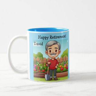 Tasse zum Feiern des Ruhestands
