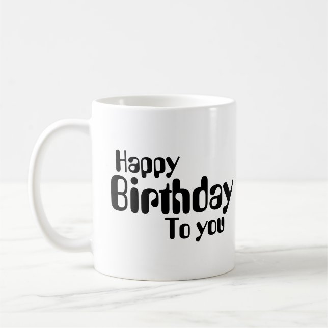 Tasse zum Geburtstag (Links)