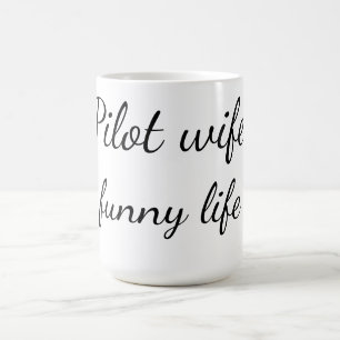 Tasse zum Leben mit lustigem Leben