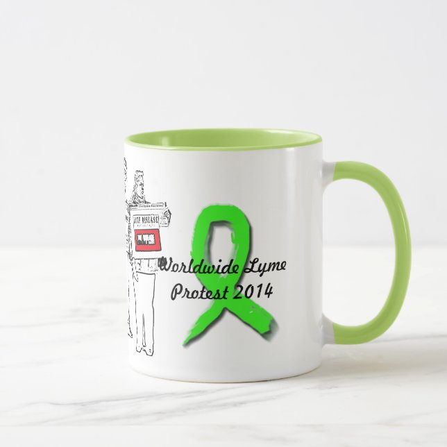 Tasse zum Lyme-Protest (Rechts)
